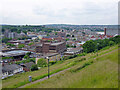 View west from Great Lines, Chatham, 2012