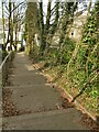 Steps down to Harrogate Road