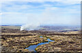 NY9944 : Streak of water on moorland east of Horseshoe Hill by Trevor Littlewood