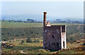 SX5181 : Leaning Chimney, Wheal Betsy by Des Blenkinsopp