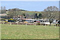 View across fields to Annart Farm