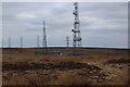 ST2598 : Telecommunications masts, Mynydd Llwyd Common by M J Roscoe