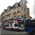 Hop 2 bus, Wellington Street, Teignmouth in the pandemic