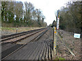 Railway at Bewbush bridleway crossing