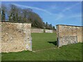 Former walled garden, below Stand Hill