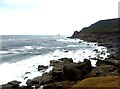 The rocks of Tregiffian Vean Cliff