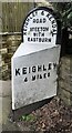 Milestone on SW side B6265 in Eastburn/Steeton