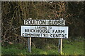Signs for Poulton Close, Maldon