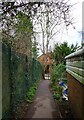 Public footpath to Wyre Hill, Bewdley, Worcs