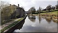 Looking west along Leeds & Liverpool Canal from Barrett