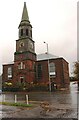 Annan Old Parish Church viewed across Church Street