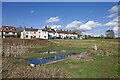 Pond by Turf Cottages on Penn Common, Staffordshire