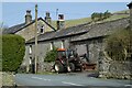 Cat and tractor