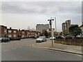 Kingsbury Road at the junction of Goldsmith Avenue