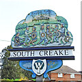 South Creake village sign (west face)