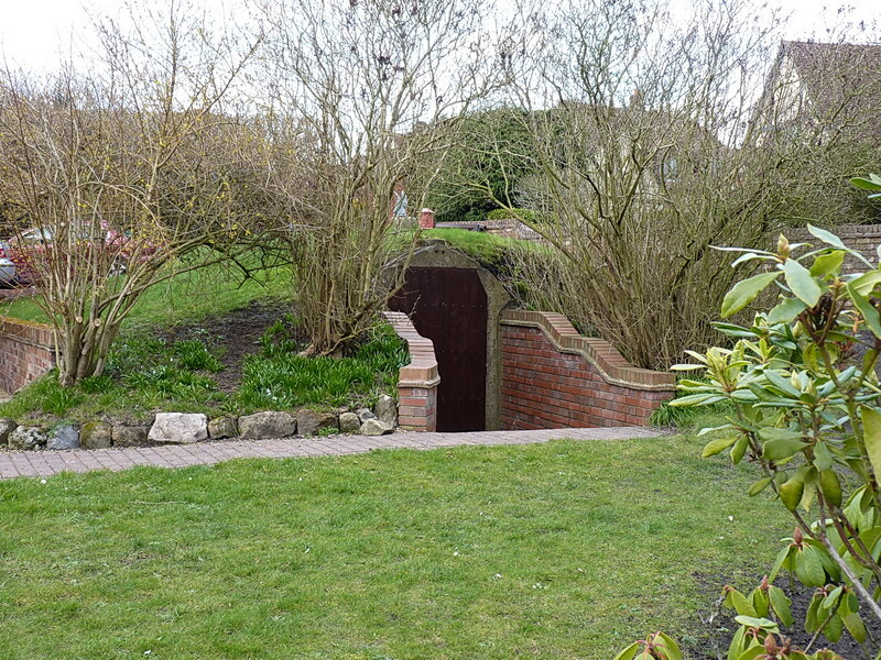 Anderson Shelter in the garden of a... © Richard Law cc-by-sa/2.0 ...