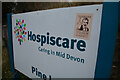 Tiverton : Hospsicare Pine Lodge Sign