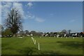 Cricket field on the village green