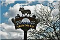 Debenham High Street: The Village Sign