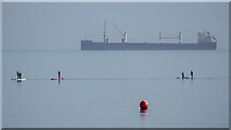 J5082 : Paddle boarders, Bangor by Rossographer
