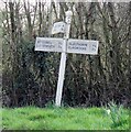 Signpost at Main Street/Ashby Lane junction