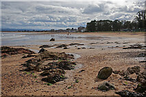 NH7358 : The sand of Rosemarkie Beach by Julian Paren
