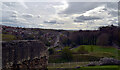 View from the door to the keep Conisbrough Castle