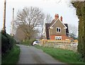 Cottages next to Teigh Lodge driveway