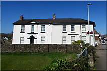 SO2118 : White office building in Crickhowell by Jaggery