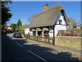 Thatched timber-framed cottage