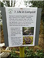 SP8901 : 7.Life in Compost notice at Boug's Meadow by David Hillas