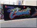 View of Candie street art on Rivington Street