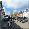 Cherry Hinton Road: queuing for a haircut