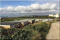 TV4898 : Flat-roofed houses, Cliff Close, Seaford by Robin Stott