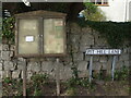 Noticeboard on Pit Hill Lane