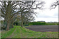 Farmland north-west of Seisdon in Staffordshire