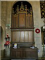 SE1942 : St Oswald's church, Guiseley - war memorial screen by Stephen Craven