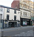 High Street side of the Greyhound pub, Newport