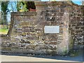 Old Boundary Marker on the B725 Glencaple Road, Dumfries