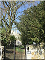 A glimpse of the Old Rectory, Saxby