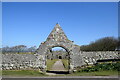 Outer entrance to Pitsligo Castle