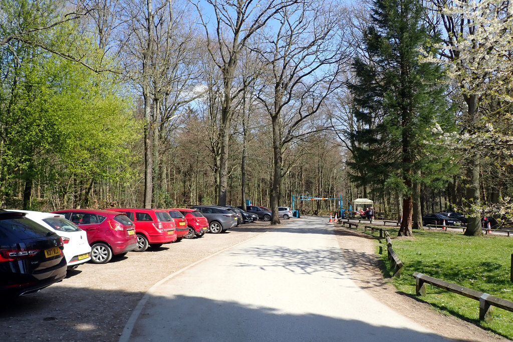 Swinsty Reservoir car park © habiloid ccbysa/2.0 Geograph Britain