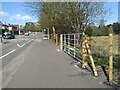 NS5572 : New fence and gate, Milngavie Road by Richard Sutcliffe