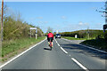 A417 Faringdon Road at turning for Denchworth