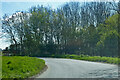 Bend in road towards West Hanney