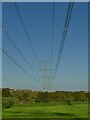 SE2724 : Electricity transmission line, West Ardsley  by Stephen Craven