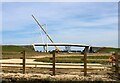 TL3964 : Bridleway bridge under construction, Northstowe (2) by Martin Tester