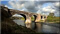 NT8847 : Bridge over River Tweed at Norham by Chris Morgan