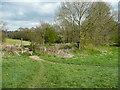 Stile where Footpath KIR/90/30 joins Lepton Lane, Lepton