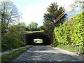 Hallen Road passes under the M5 motorway